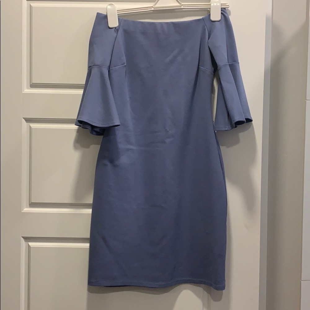 Blue off the shoulder Gianni Bini dress